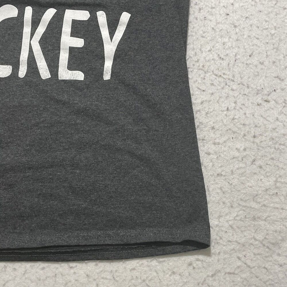 Disney Parks Men's Small I'll Be Your Mickey Mouse Tee Gray Graphic T Shirt - Picture 3 of 14